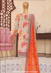 Mehak Embroidered Printed Lawn Vol-02 Collection'25 by HZ Textile MEC-510